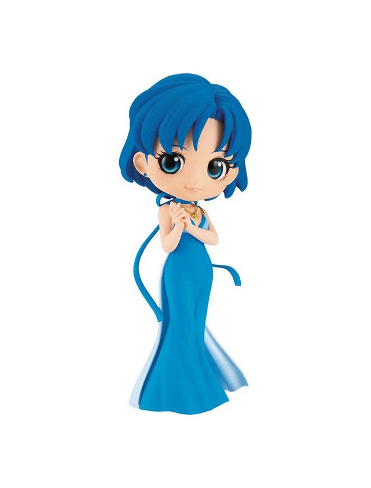 Sailor Moon Eternal The Movie Pretty Guardian Princess Mercury Ver.a Q Posket Figura 14cm Banpresto