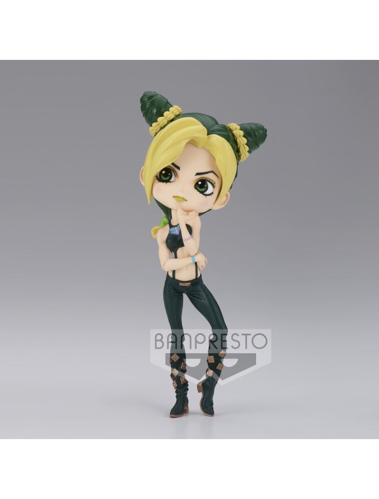 Jojos Bizarre Adventure Stone Ocean Jolyne Cujoh Ver.a Q Posket Figura 14cm Banpresto