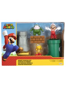 Super Mario Bros Desert diorama set 6cm Jakks Pacific