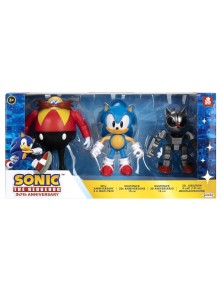 Sonic The Hedgehog 30Th Anniversary pack 3 figures 10cm Jakks Pacific