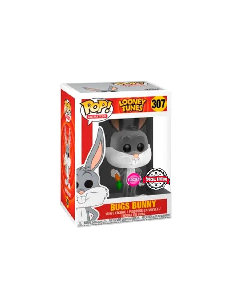 Pop Figura Looney Tunes Bugs Bunny Flocked Esclusiva Funko