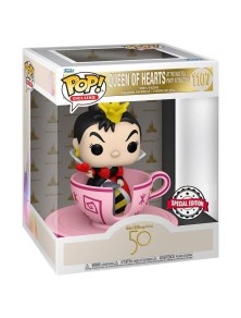 Pop Figura Walt Disney World 50th Queen Of Hearts In Tecup Esclusiva Funko