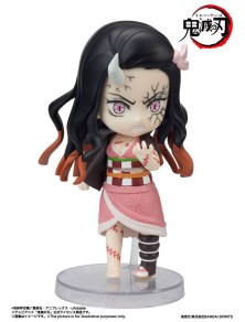 Demon Slayer: Kimetsu No Yaiba Figuarts Mini Action Figura Nezuko Kamado Demon Form Advancing Ver. 9 Cm Bandai Tamashii Nations