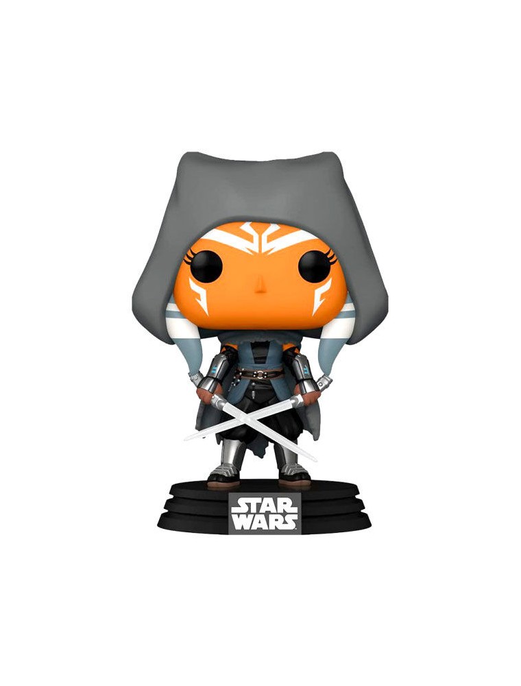 Pop Figura Star Wars The Mandalorian Ahsoka Hooded Esclusiva Funko