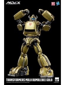 Transformers Mdlx Action Figura Bumblebee Gold Edizione Limitata 12 Cm Threezero