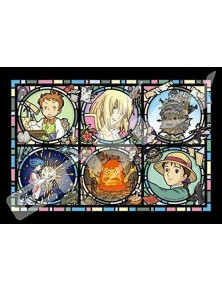 Il Castello Errante di Howl 208 Pezzi Vetro Puzzle Studio Ghibli