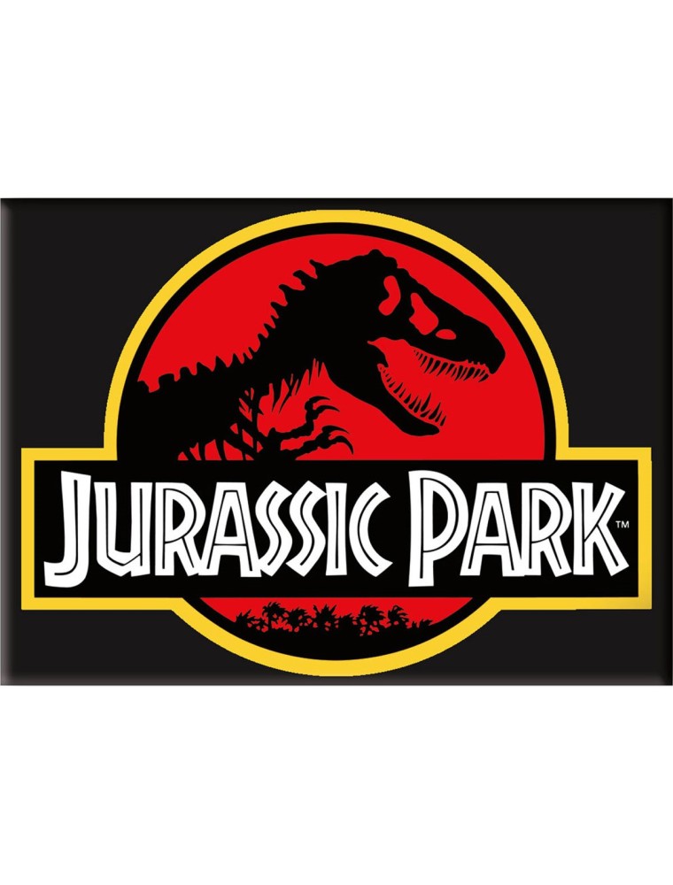 JURASSIC PARK LOGO FLAT MAGNET MAGNETI AQUARIUS ENT