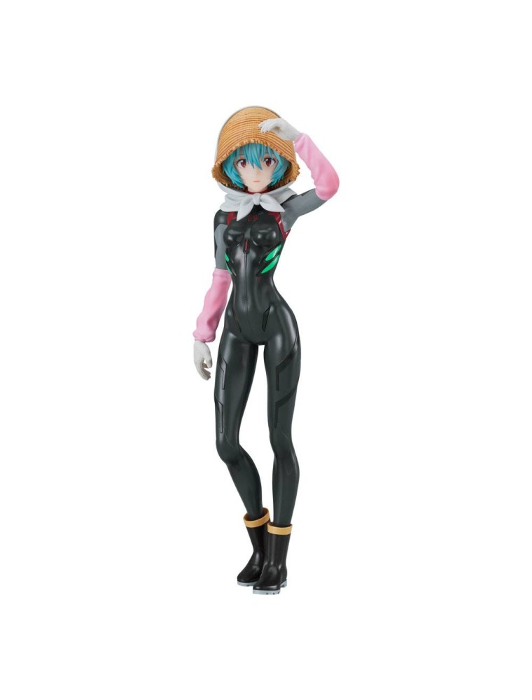 Rebuild Of Evangelion Pop Up Parade Pvc Statua Rei Ayanami Tentative Name Farming Ver. 17 Cm Good Smile Company