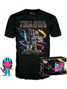 Marvel: Black Light - Pop Funko & Tee Box Thanos 9cm (t-shirt M) Funko Gadget