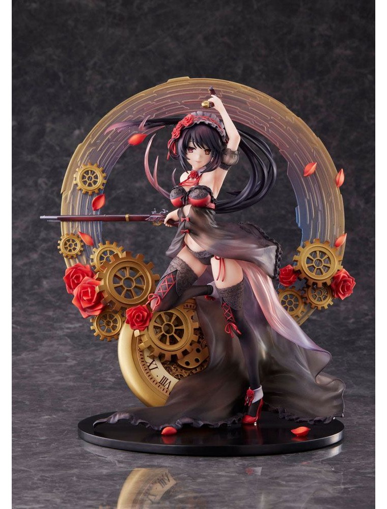 Date A Live Iv Pvc Statua 1/7 Kurumi Tokisaki Lingerie Swimwear Ver. 27 Cm Spiritale