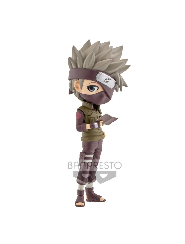 Naruto Shippuden Hatake Kakashi Ver. B Q Posket Figura 15cm Banpresto