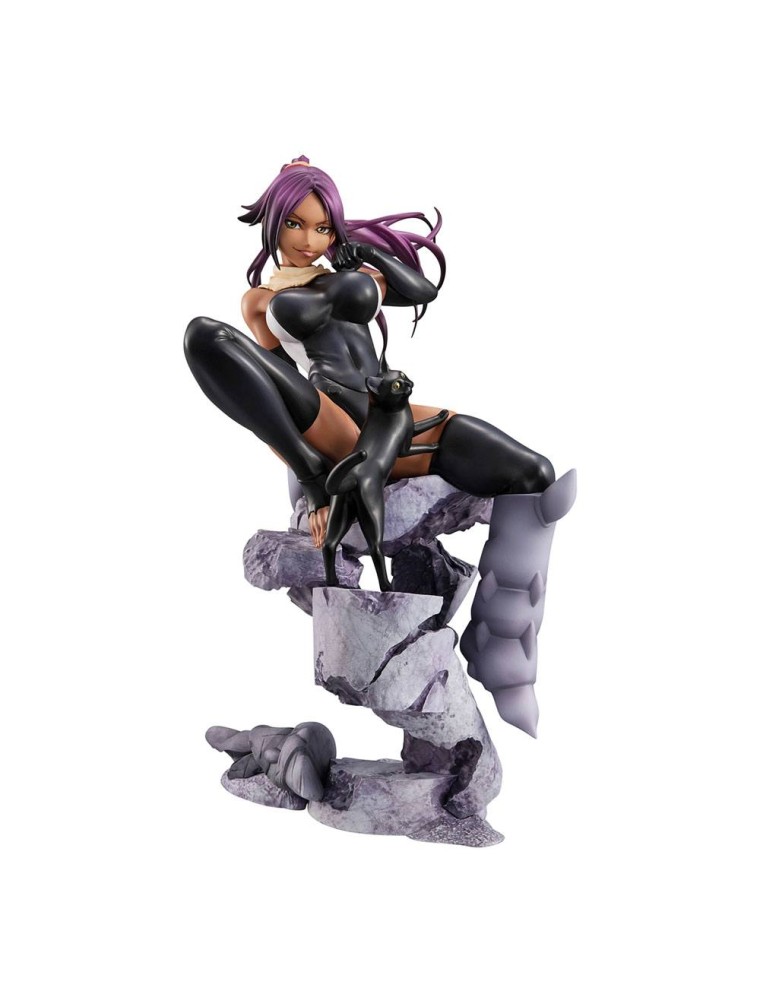 Bleach G.e.m. Series Pvc Statua Shihouin Yoruichi 20 Cm Megahouse