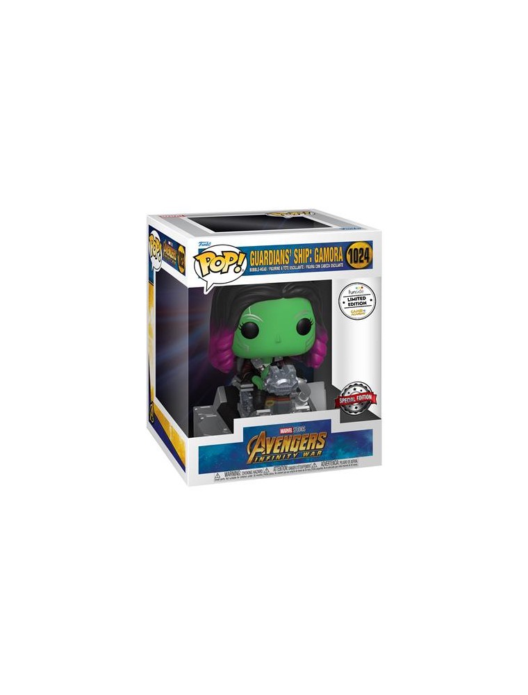 Marvel: Guardiani Della Galassia - Pop Funko Vinile Figura 1024 Deluxe Ship Gamora Ga Excl Funko Figures