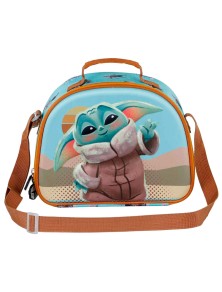 Star Wars The Mandalorian Grogu Say Hi 3d Borsa Per Il Pranzo Karactermania