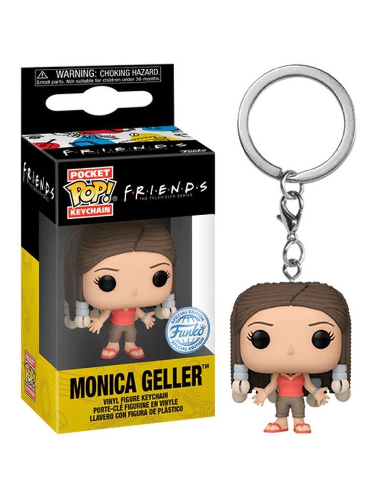 Friends - Pop Funko Vinile Portachiavi - Monica W/braids 4cm Funko Gadget