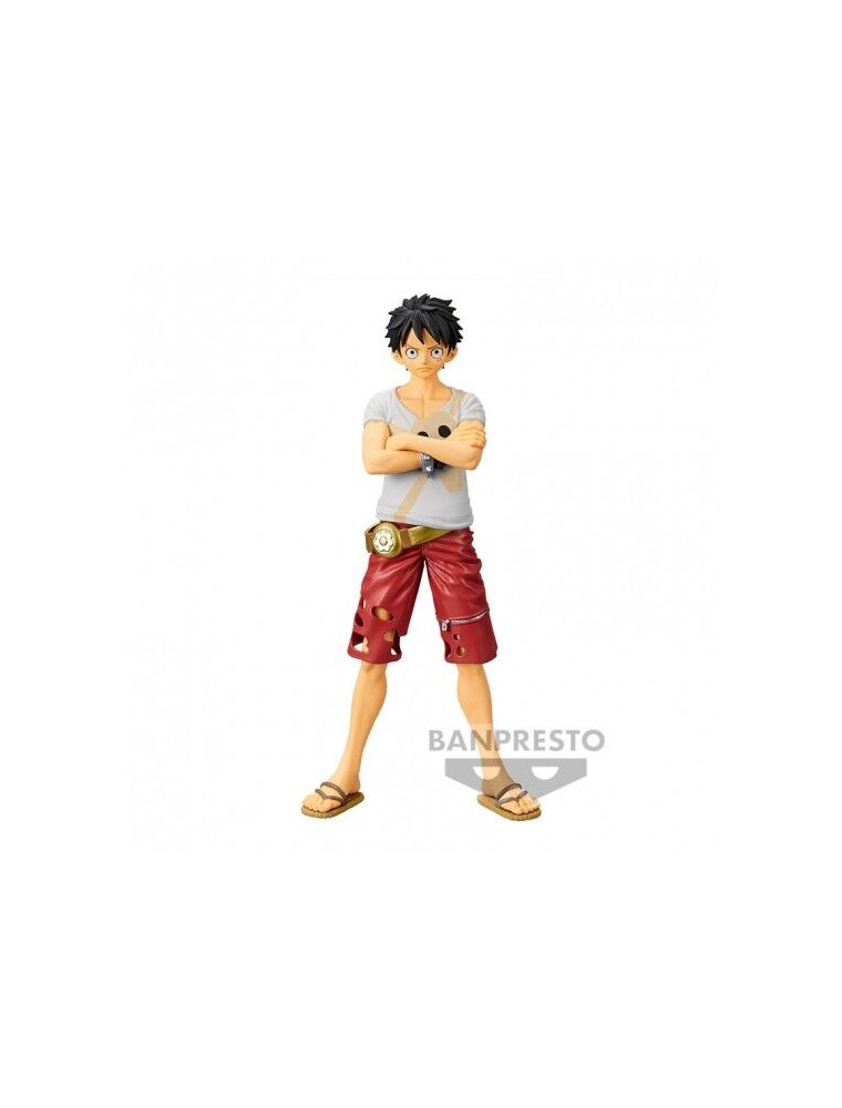 One Piece Film Red Vol.6 The Grandline Men Luffy Figura 16cm Banpresto