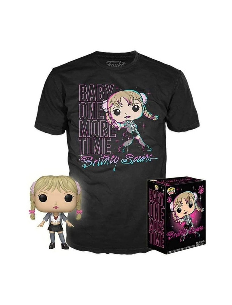 Set Figura Pop & Tee Britney Spears One More Time Esclusiva Funko