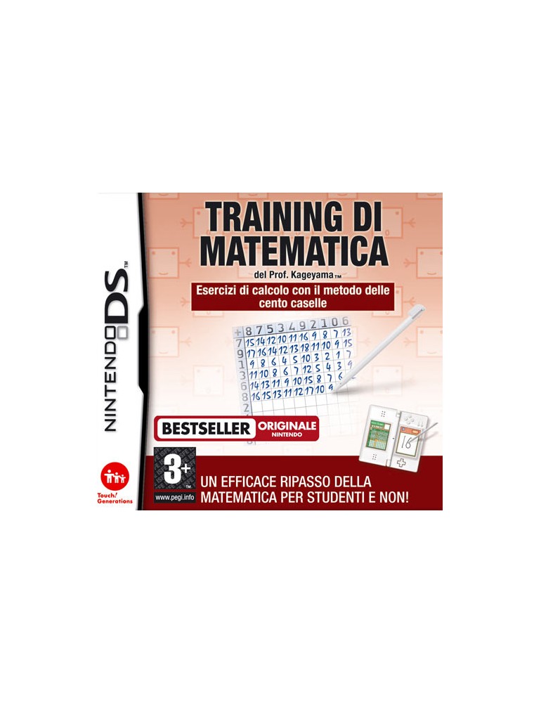 TRAINING DI MATEMATICA DEL DR. KAGEYAMA ALTRI GENERI - OLD GEN