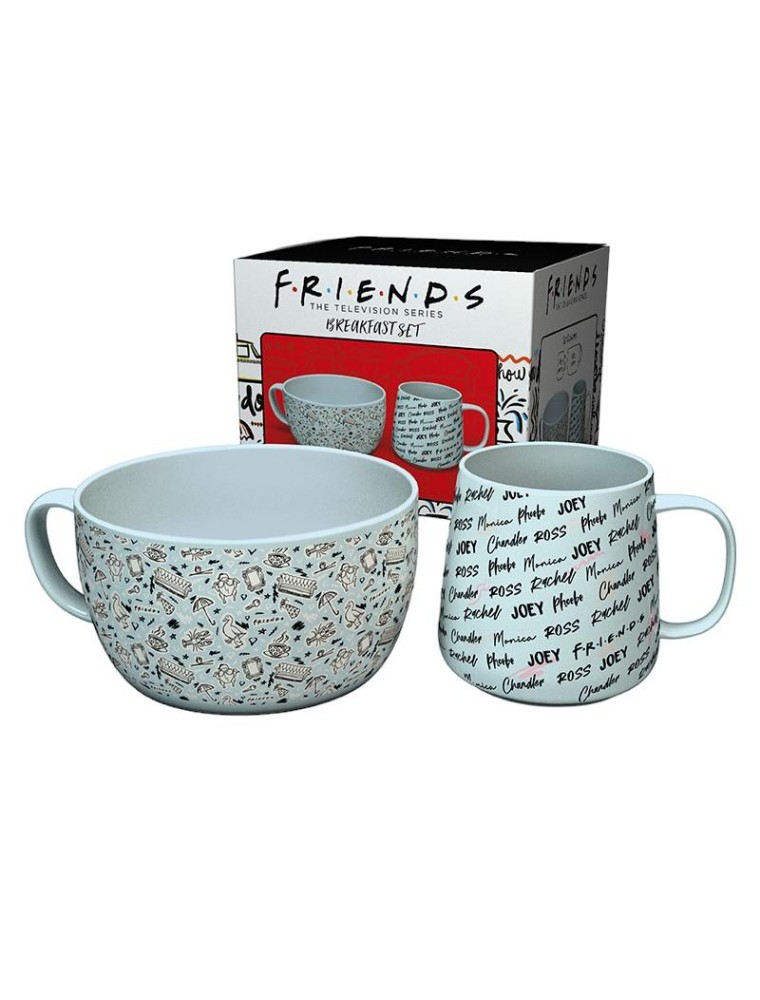 Friends - Set Colazione Tazza + Ciotola - Doodle