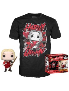 Set Figura Pop & Tee Dc Comics Escuadron Suicida Harley Quinn Funko