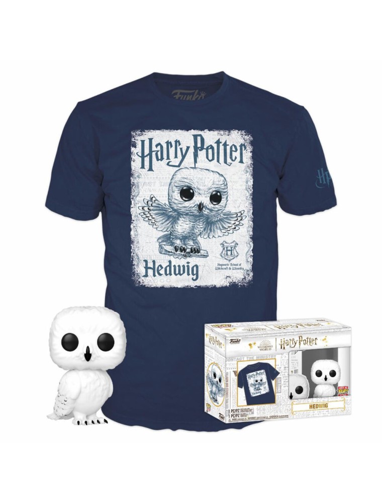 Set Figura Pop & Tee Harry Potter Hedwig Funko