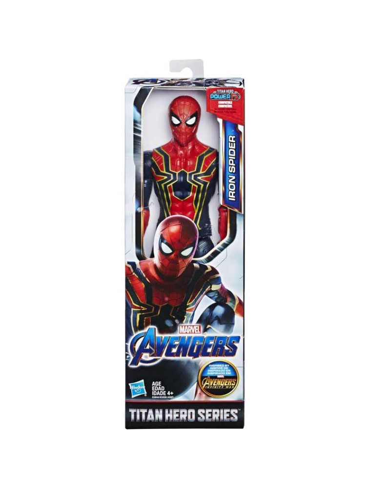 Marvel Avengers Iron Spider Titan Hero Figura 30cm Hasbro