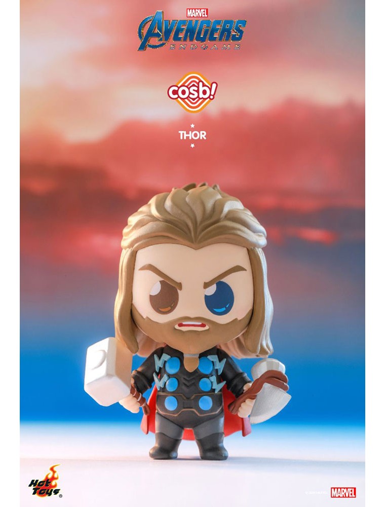 Avengers: Endgame Cosbi Mini Figura Thor 8 Cm Hot Toys