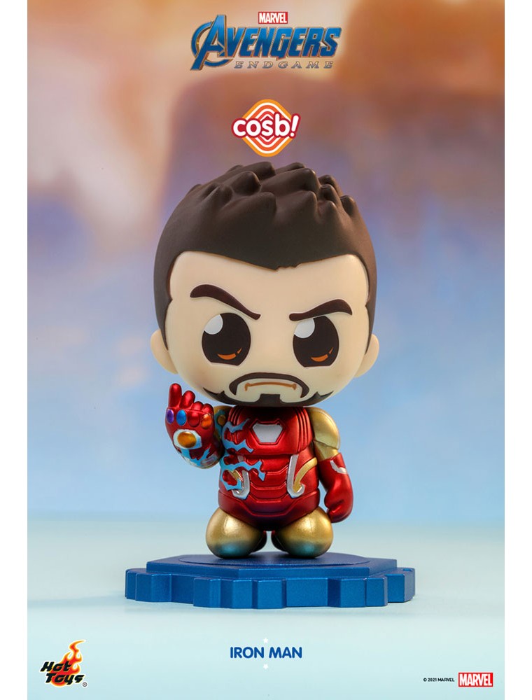 Avengers: Endgame Cosbi Mini Figura Iron Man Mark 85 (battle) 8 Cm Hot Toys