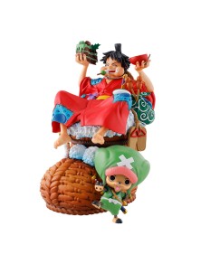 One Piece Petitrama Dx Mini Statua Logbox Re Birth Vol. 1 11 Cm Megahouse