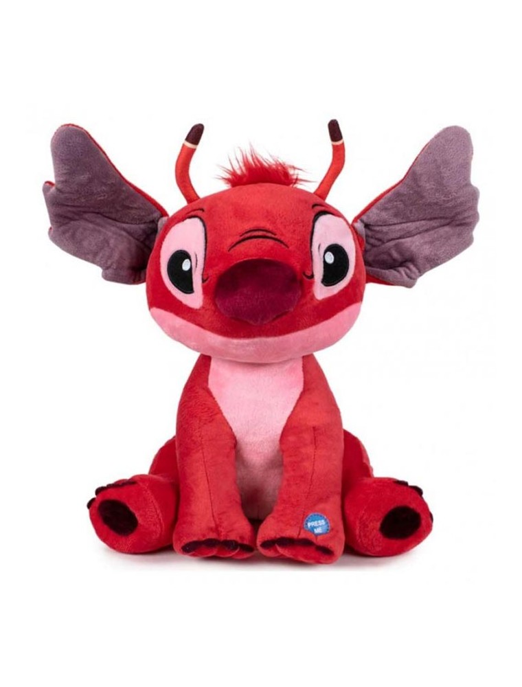 PELUCHE SONORO LILO & STITCH LEROY 40CM DISNEY