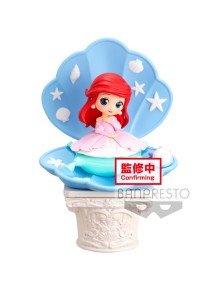 Disney Characters Pink Dress Style Ariel Ver.a Q Posket Figura 12cm Banpresto