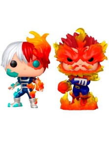 My Hero Academia Funko Pop 2 Figure Shoto Todoroki & Endeavor Esclusiva 9 cm