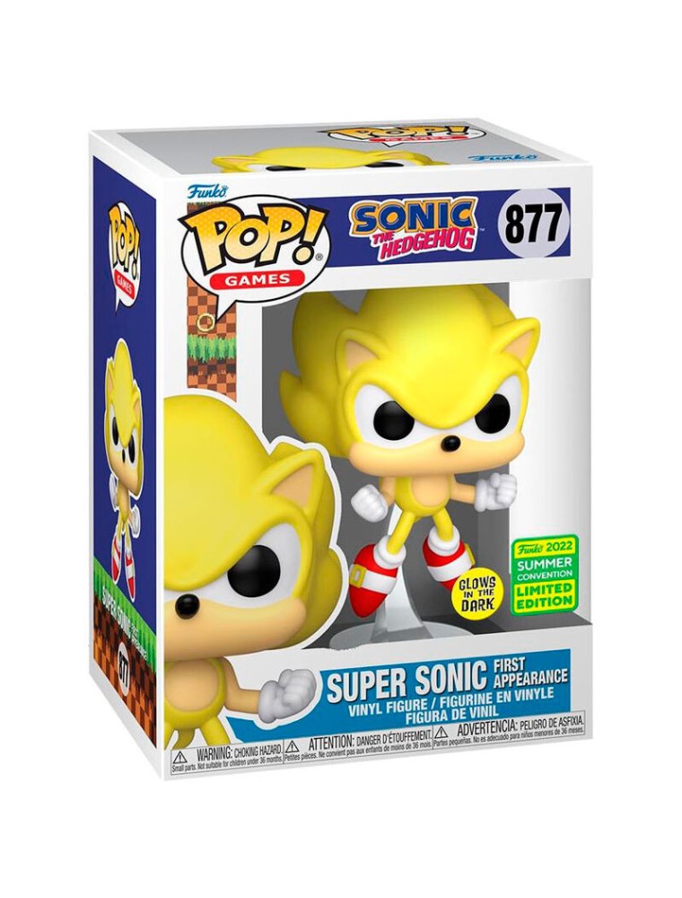 Pop Figura Sonic The Hedgehog Super Sonic Esclusiva Funko