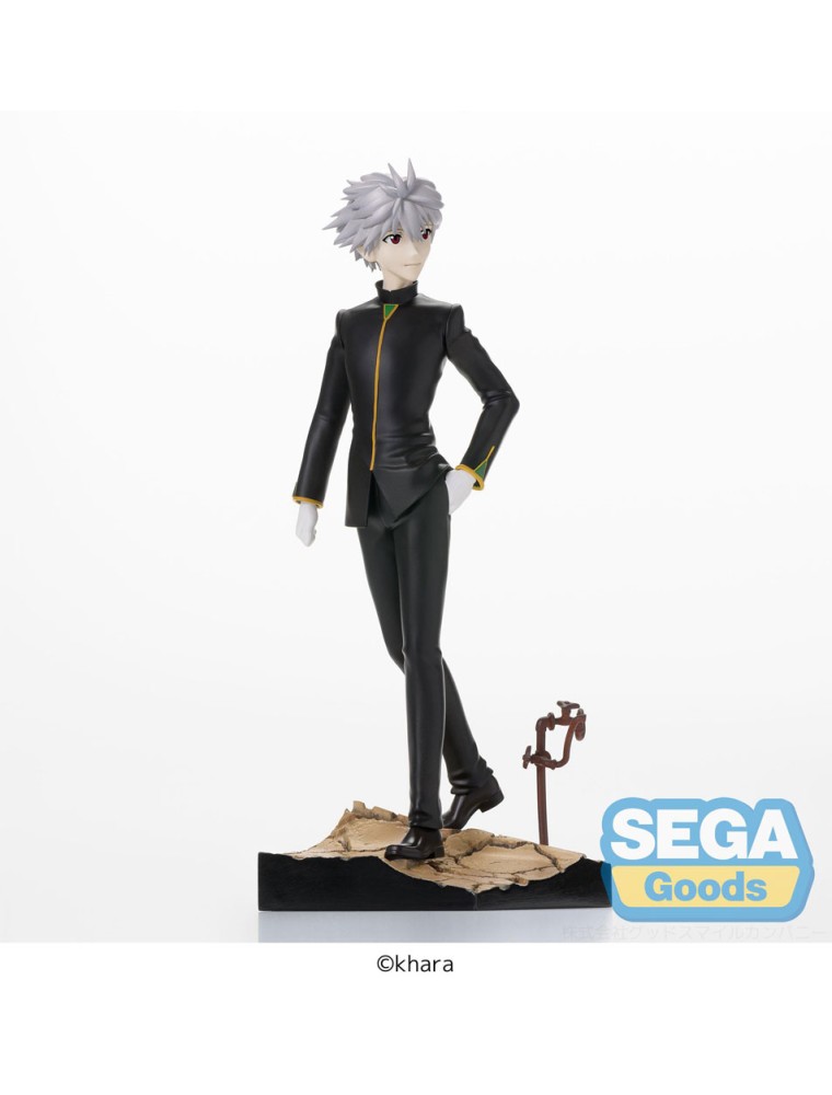 Evangelion: 3.0+1.0 Thrice Upon A Time Spm Vignetteum Pvc Statua Kaworu Nagisa Commander Suit Ver. 19 Cm Sega