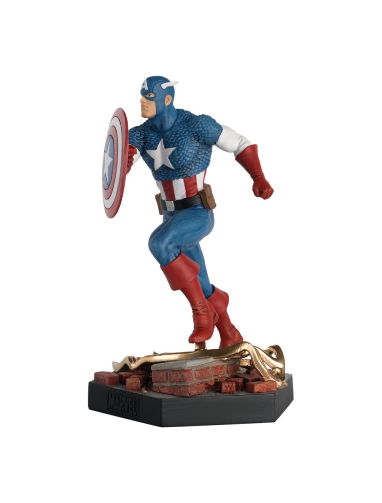 Marvel Vs. Resin Statua 1/16 Captain America 13 Cm Eaglemoss Publications Ltd.