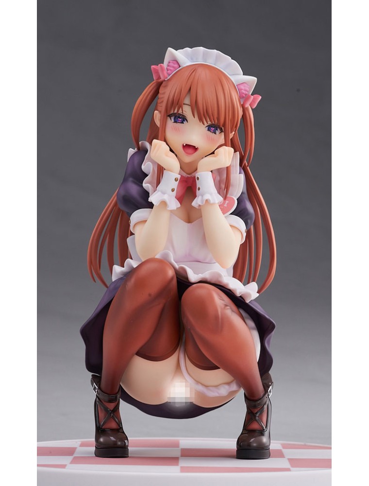 Original Character Pvc 1/6 Namatoro Maid Cafe Yui-chan Tpk-012 15 Cm Pink Ciondolo