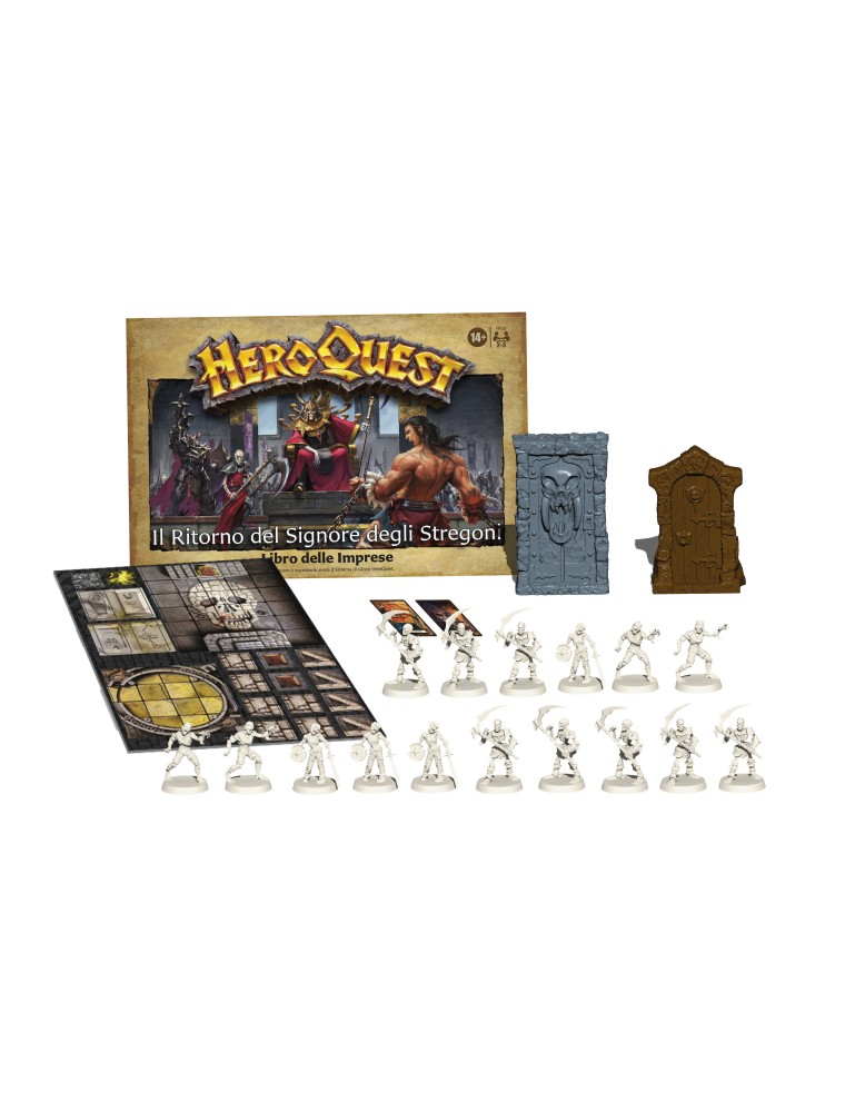 HEROQUEST RITORNO SIGNORE DEGLI STREGONI GIOCO DA TAVOLO HASBRO