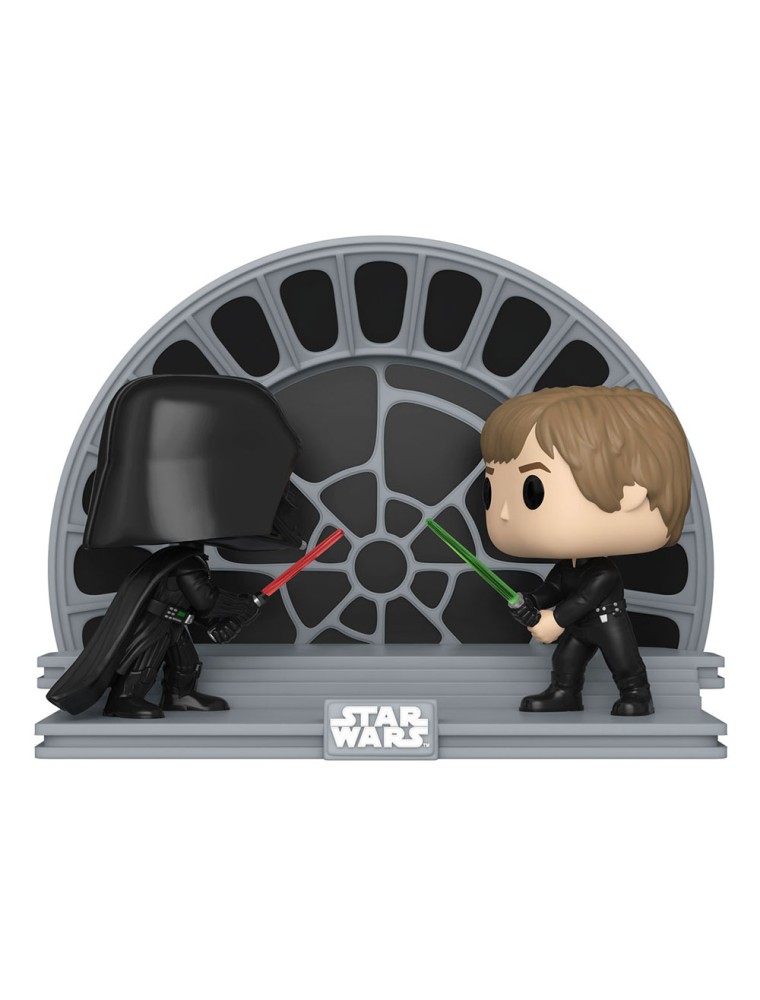 Star Wars 40th Anniversario Pop Moment! Vinile 2 Figure Luke Vs Vader 9 Cm Funko