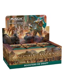 Magic The Gathering Le Seigneur Des Anneaux : Chroniques De La Terre Du Milieu Draft Booster  French Wizards of the Coast