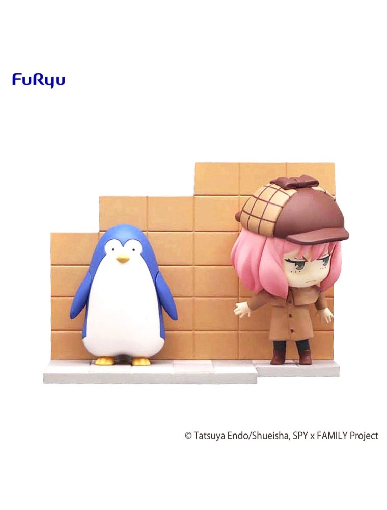 Spy X Family Hold Figura Pvc Statua Anya & Penguin 10 Cm Furyu