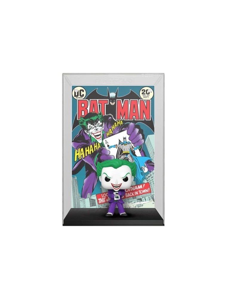 Dc Pop! Comic Cover Vinile Figura Joker- Back In Town 9 Cm Funko