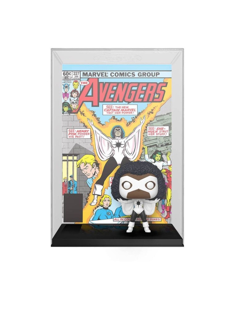 Marvel Avengers Funko Pop! Art Cover Vinile Figura Captain Marvel 9 Cm