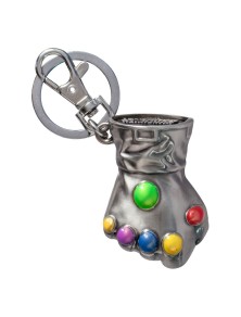 Marvel Metal Portachiavi Classic Infinity Gauntlet Con Figura Int.