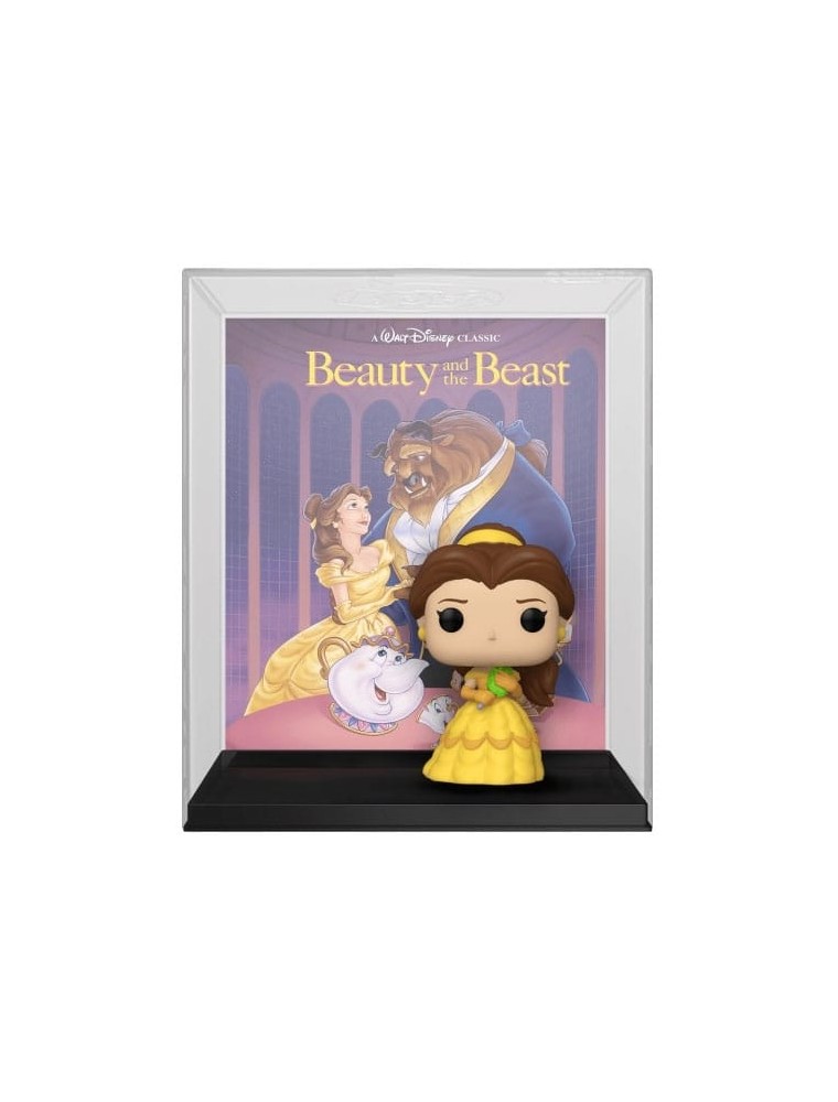 La Bella E La Bestia Pop! Vhs Cover Vinile Figura Belle 9 Cm Funko