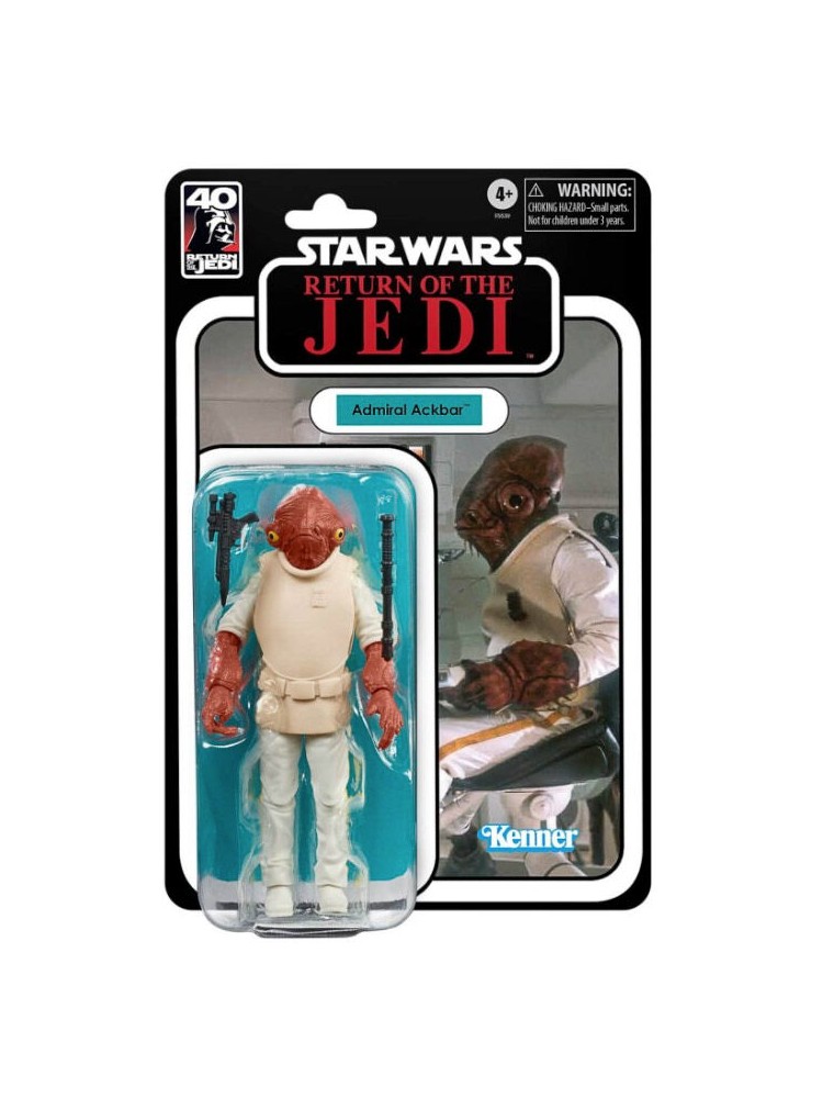 Star Wars Return Of The Jedi 40th Anniversary Admiral Ackbar Figura 15cm Hasbro