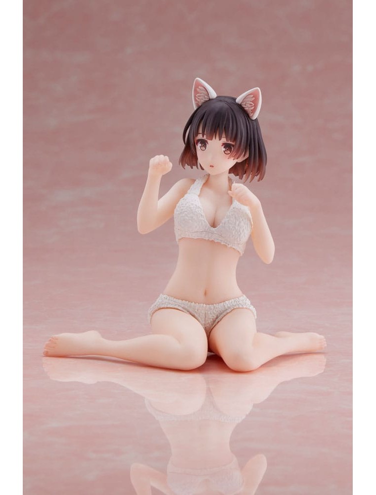 Saekano: How To Raise A Boring Girlfriend Pvc Statua Megumi Kato Cat Roomwear Ver. Taito Prize