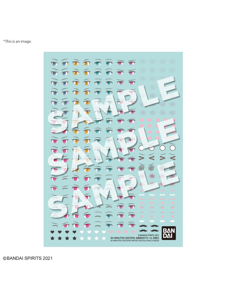 30MS WATER DECALS MULTIUSE 2 MODEL KIT BANDAI MODEL KIT