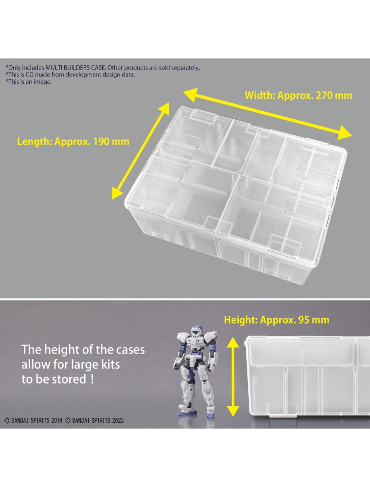 MULTI BUILDERS CASE MODEL KIT BANDAI MODEL KIT