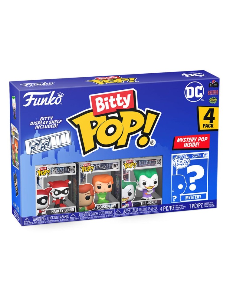 Dc Bitty Pop! Vinile Figura 4-pack Harley Quinn 2,5 Cm Funko