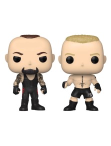 Wwe Pop! Vinile Figures 2-pack Lesnar/undertaker 9 Cm Funko